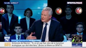 "N'opposons pas le renouvelable et le nucléaire, ils sont parfaitement compatibles", estime Bruno Le Maire