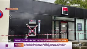 Deux voleurs piratent un DAB pour récupérer 70 000 euros 