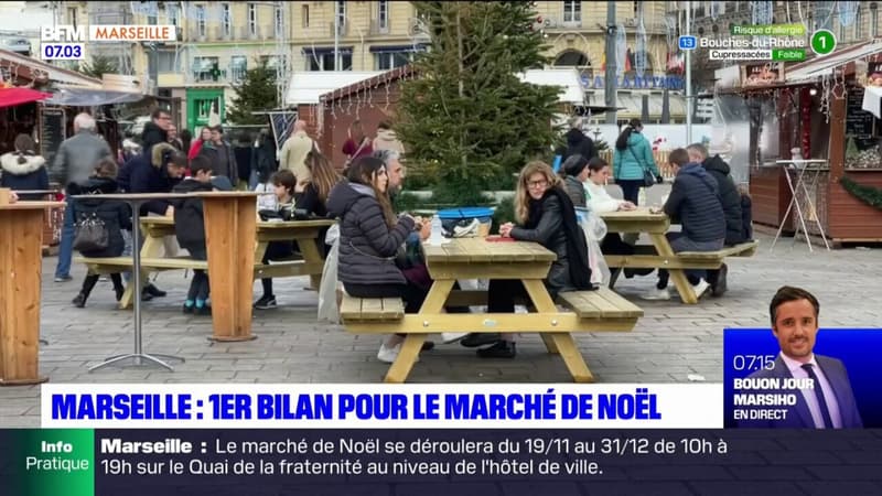 Marseille: premier bilan pour le marché de Noël