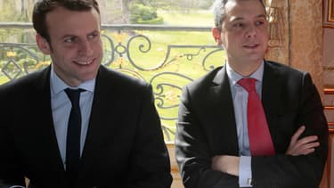 Emmanuel Macron et Alexis Kohler, nouveau secrétaire général de l'Elysée.