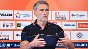Olivier Dall'Oglio l'entraîneur de Montpellier, juin 2022