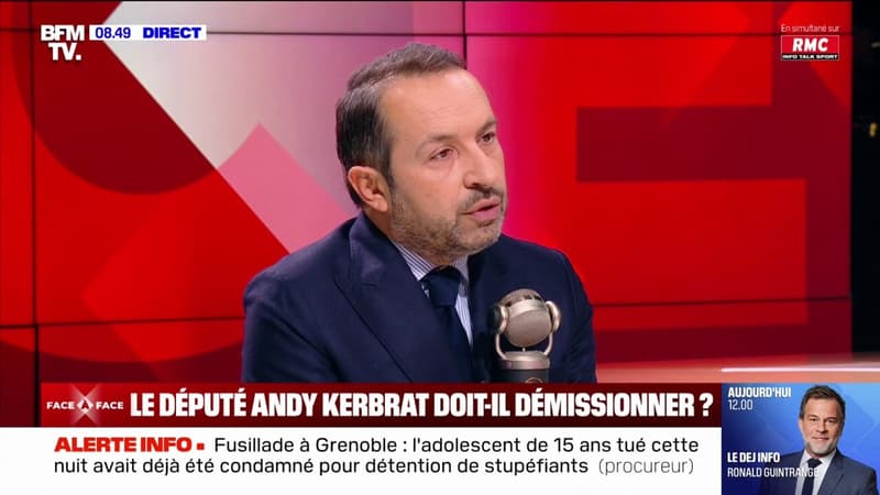 Sébastien Chenu (RN), sur le député LFI Andy Kerbrat: 