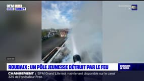 Roubaix: le pôle jeunesse détruit par un incendie