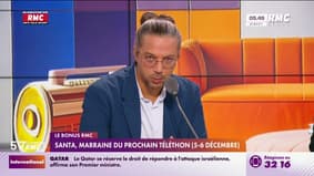 Le bonus RMC : Santa, marraine du prochain Téléthon (5-6 décembre) - 10/09