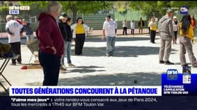 Toulon: un concours de pétanque inter-générationnel