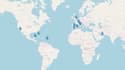 La carte des vacances des Bleus.