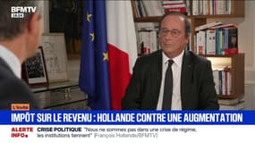 Pour François Hollande, ancien président de la République, "Olivier Faure fait ce qu'il a à faire"