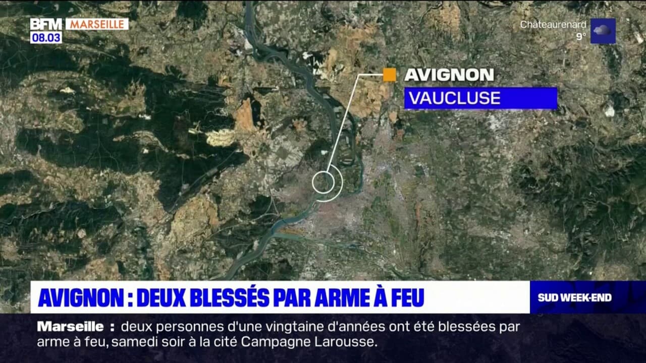 Avignon deux personnes blessées par arme à feu