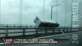 Les images très impressionnantes du passage du typhon Jebi, au Japon
