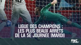Ligue des champions : les plus beaux arrêts de la 5e journée (mardi)