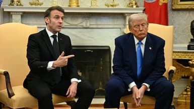 Emmanuel Macron et Donald Trump à la Maison Blanche ce lundi 24 février.