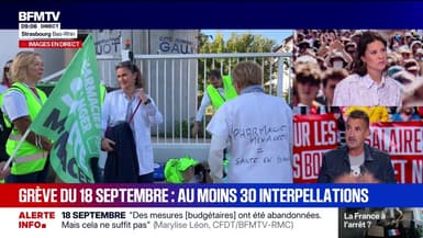 Grève du 18 septembre: "La casse et la violence ne rapportent rien à la fin d'une mobilisation", martèle Frédéric Souillot (FO)