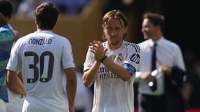 Luka Modric après la demi-finale de la Coupe du monde des clubs perdue par le Real Madrid contre le PSG, le 9 juillet 2025.