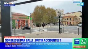 SDF blessé par balle rue de la Buffa à Nice : un tir accidentel ?