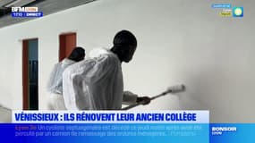Vénissieux: des jeunes lyonnais rénovent leur ancien collège