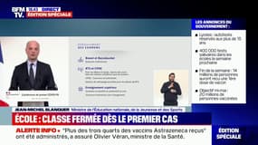 Jean-Michel Blanquer annonce le maintient des épreuves terminales du Brevet et du Bac 