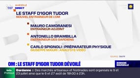 OM: le staff d'Igor Tudor dévoilé