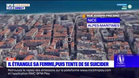 Nice: une femme violemment agressée par son conjoint avant qu'il tente de se suicider
