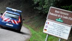 La route près de laquelle a été retrouvée la famille Al-Hilli à Chevaline, près d'Annecy