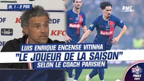 OL 1-2 PSG : Vitinha, "joueur de la saison" selon Luis Enrique