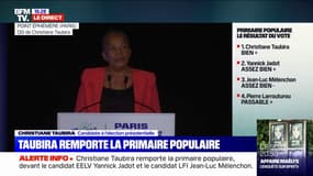 Après sa victoire à la Primaire populaire, Christiane Taubira souhaite "une gauche unie et debout"