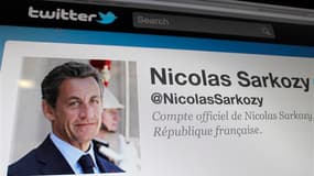 La page Twitter de Nicolas Sarkozy. Le chef de l'Etat accélère sa campagne pour la présidentielle sur les réseaux sociaux avec le lancement d'un profil sur Facebook et l'ouverture d'un compte Twitter quelques heures seulement avant l'annonce officielle at