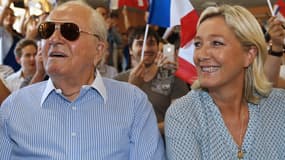 Jean-Marie et Marine Le Pen