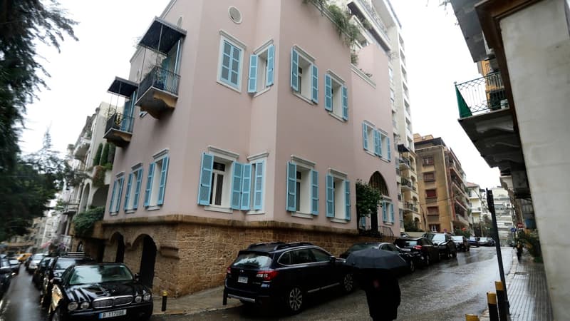 La "Villa Rose" de Carlos Ghosn à Beyrouth avant la double explosion qui a détruit une partie de la capitale libanaise mardi.