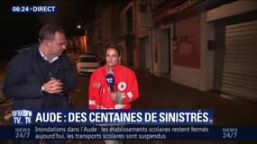 Inondations dans l'Aude: la Croix-Rouge a "besoin d'eau, de nourriture et de vêtements"