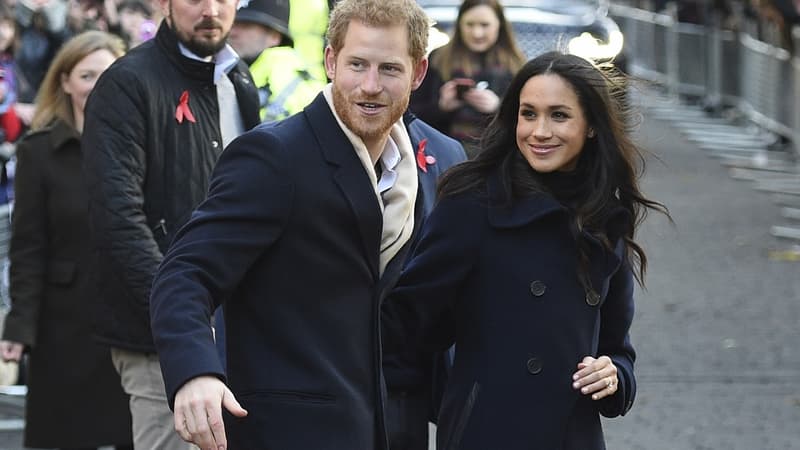 Le prince Harry et Meghan Markle à Londres le 1er décembre 2017