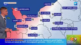 Météo Normandie: de la pluie ce jeudi, jusqu'à 16°C à Saint-Lô