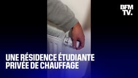 TANGUY DE BFM - Une résidence étudiante entièrement privée de chauffage à Bobigny 