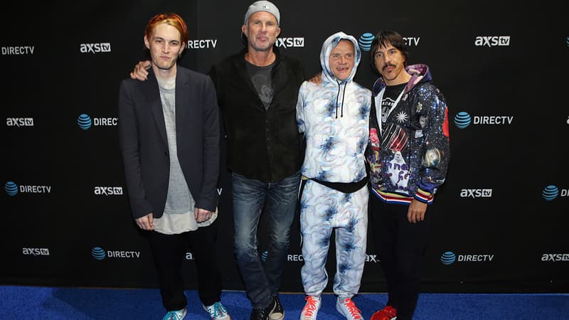 Les Red Hot Chili Peppers le 6 février 2016 à San Francisco