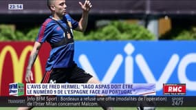 L'avis tranché de Fred Hermel : "Iago Aspas doit être le numéro 9 de l'Espagne face au Portugal"