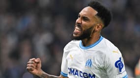 Aubameyang lors de OM-Shakhtar, le 22 février 2024