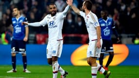 Alexandre Lacazette, premier buteur dans le Parc OL