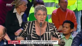  #GiletsJaunes - "Les commerçants de #Toulouse ont raison, il faut que les gilets jaunes arrêtent de polluer la vie des gens !" @ZohraBitan #GGRMC