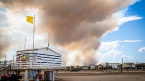 L'incendie qui touche l'Aude, le 7 juillet 2025.
