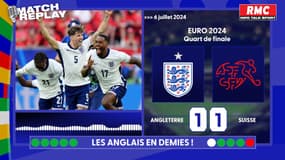 Angleterre 1-1 [5-3 tab] Suisse: Les Anglais se sortent du piège helvète et se qualifient en demie, le replay RMC