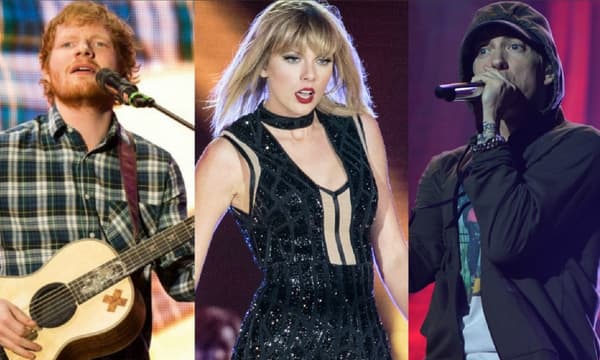 Ed Sheeran, Taylor Swift et Eminem parmi les plus gros vendeurs de disques en 201