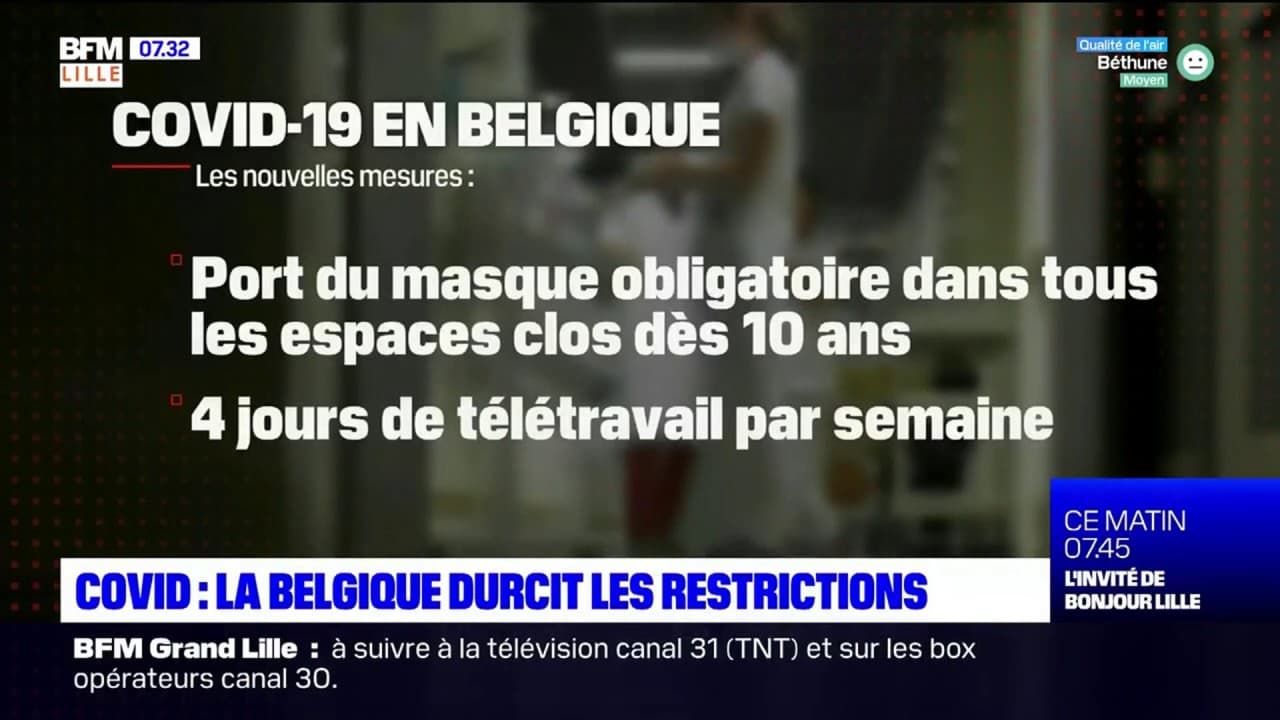 covid 19 de nouvelles restrictions en belgique des samedi