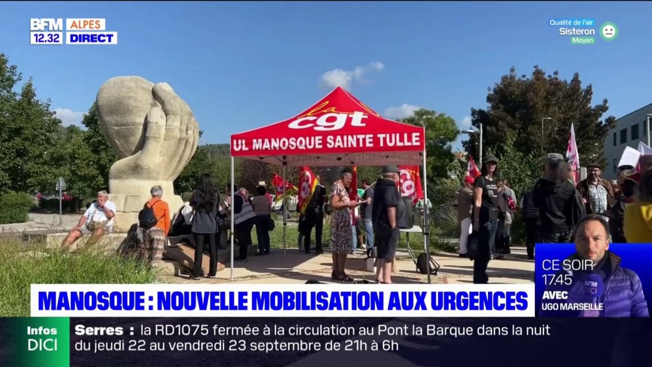 Manosque une nouvelle mobilisation devant les urgences