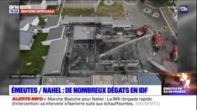 Violences urbaines: de nombreux dégâts en Île-de-France