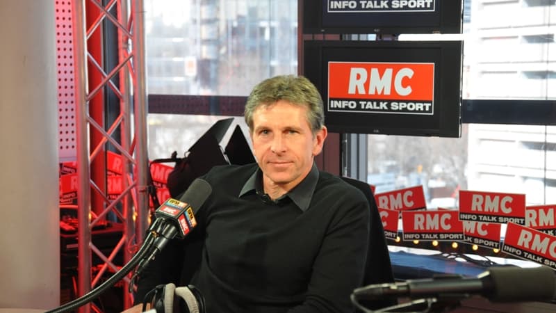 CLaude Puel dans les studios RMC