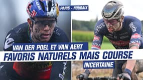 Cyclisme : un Paris-Roubaix à l'issue incertaine malgré les favoris van der Poel et van Aert