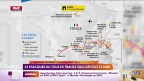 Le parcours du tour du France 2023 dévoilé ce midi
