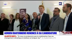 Législatives dans le Nord: Adrien Quatennens renonce à sa candidature