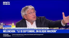 Crise politique: "La politique menée depuis 2017 est en train d'aggraver la situation économique", estime Eric Coquerel, président LFI de la commission des finances