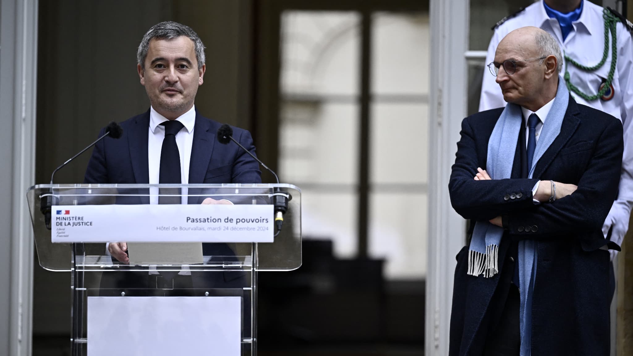 "Notre tâche est immense" les premiers mots de Gérald Darmanin au