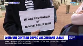 Lyon: une centaine de pro-vaccins ont manifesté ce lundi soir